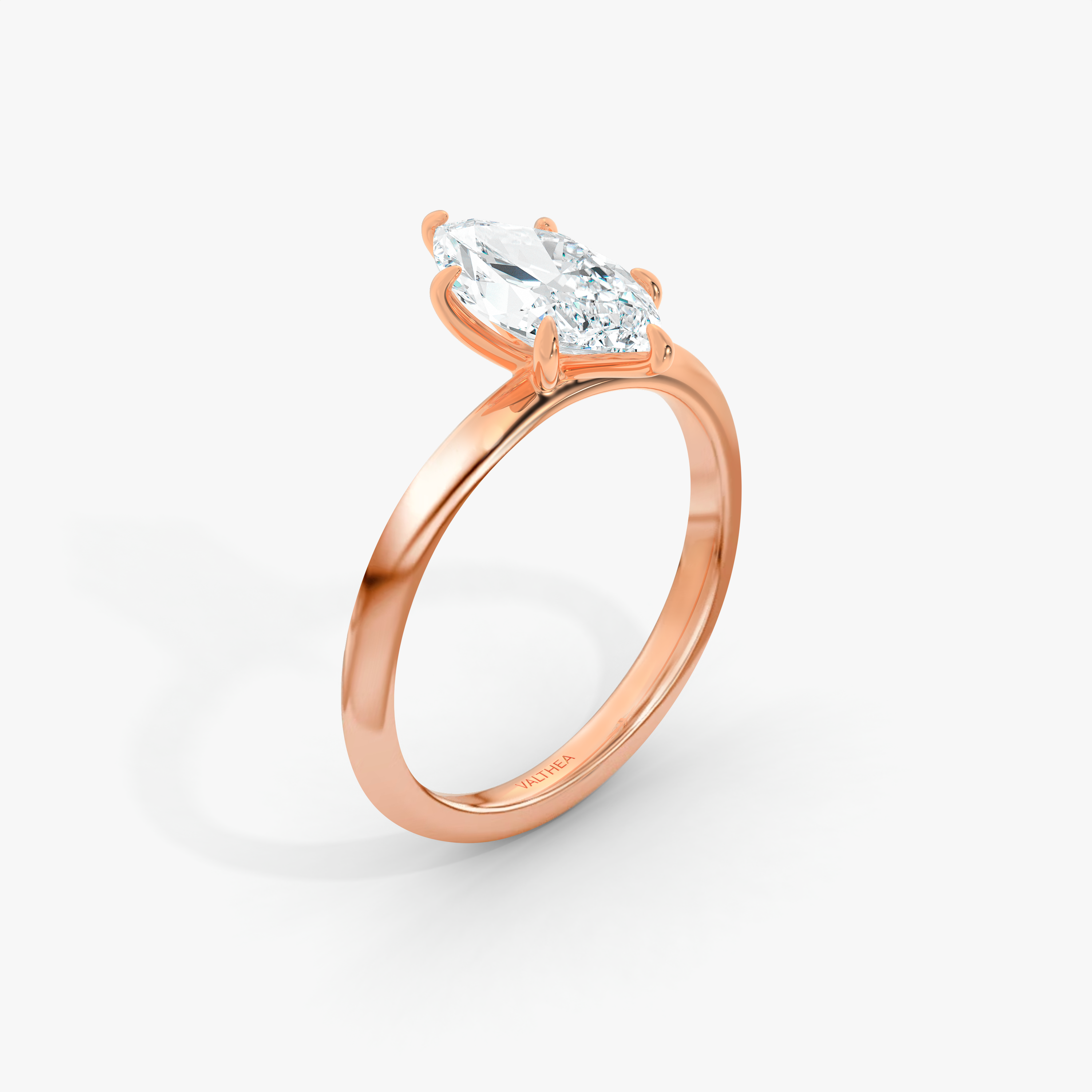 The Signature Round Brilliant Yellow Gold Engagement Ring