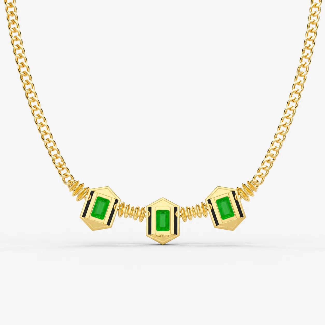 The Tri-Gem Collar Necklace