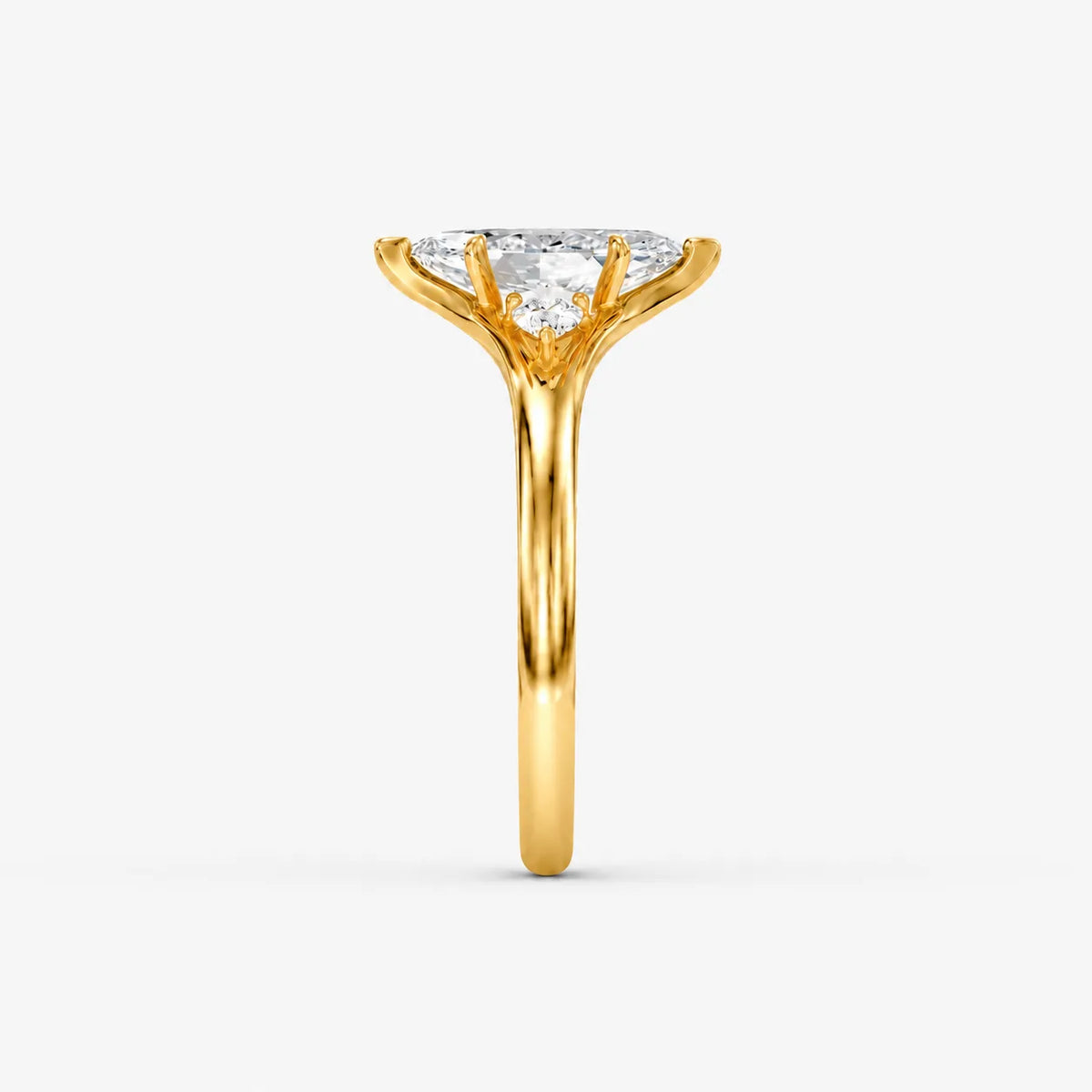 The Crescent Trio Ring