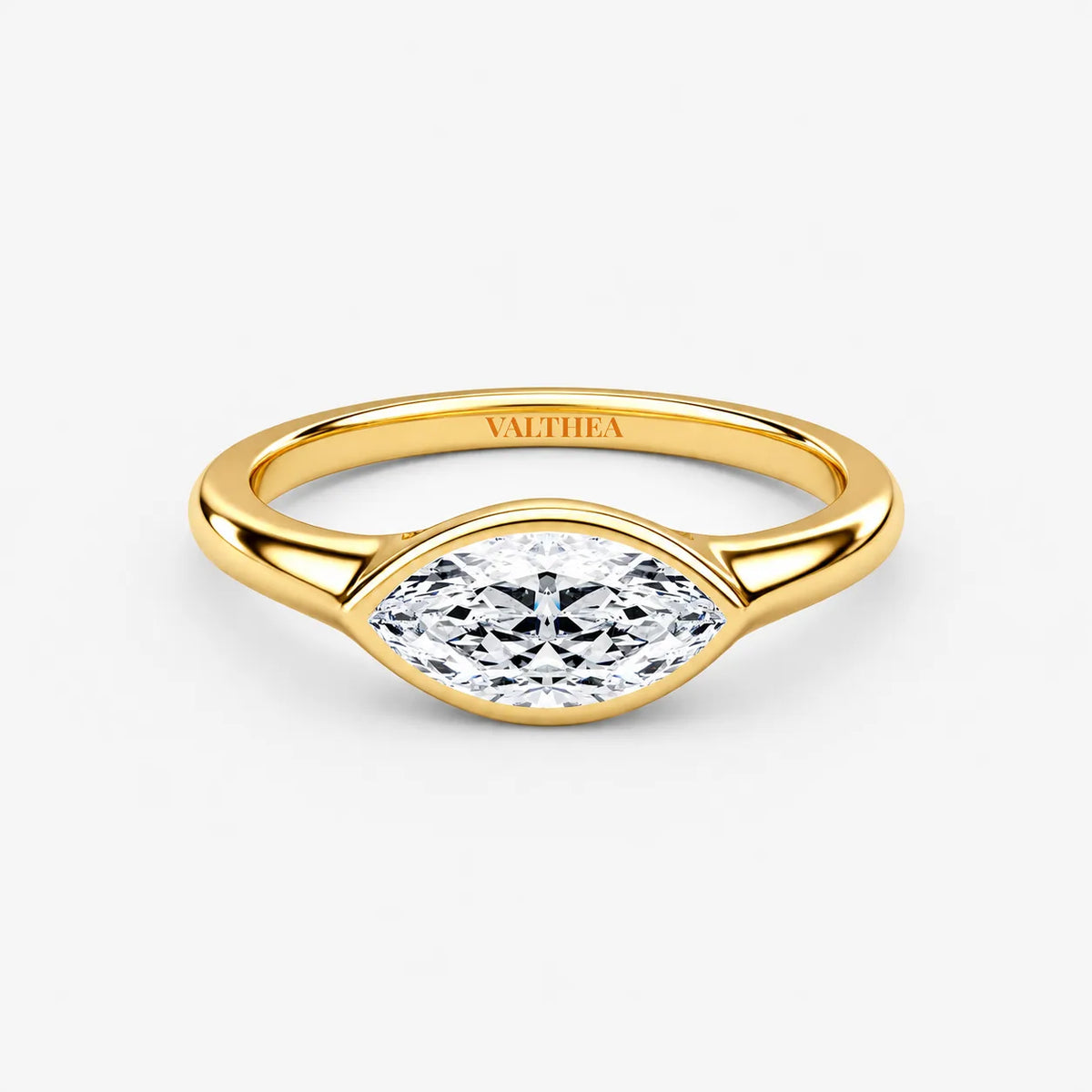 The Modern Marquise Bezel Ring