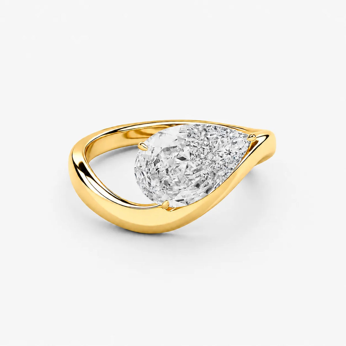 The Sculpted Flow Ring