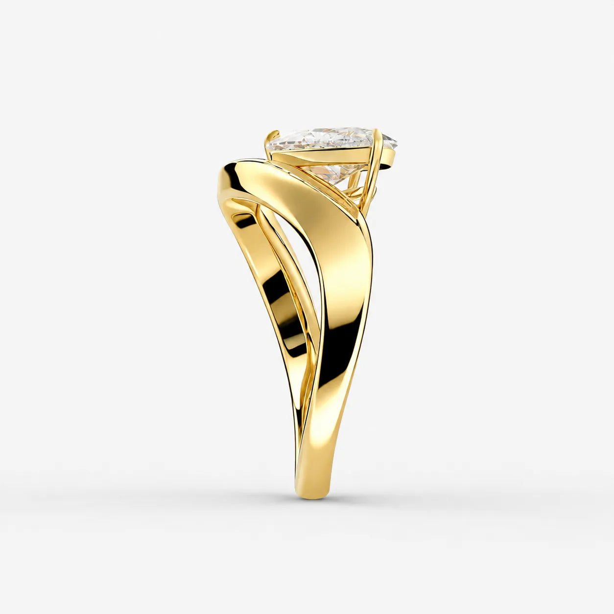 The Sculpted Flow Ring