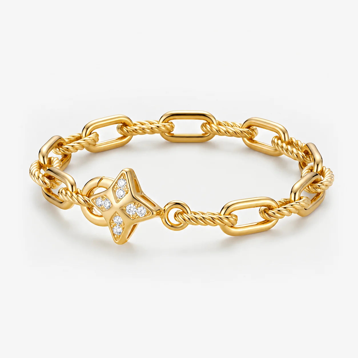 The Lux Ordo Lumiere Star Double-Chain Power Bracelet