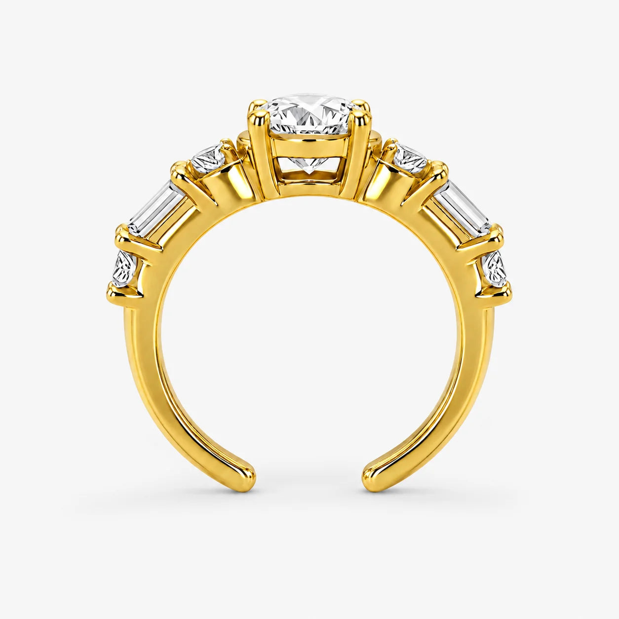 The Lux Ordo Lumiere Open Solitaire Ring