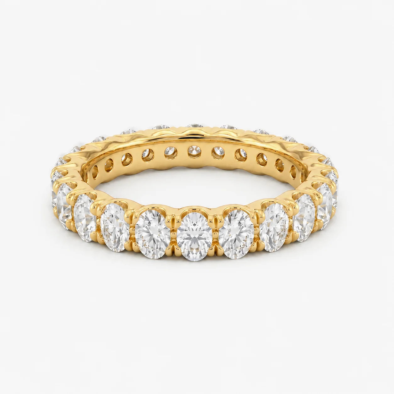 The Cor Lux Ordo Full Pavé Oval Eternity Ring