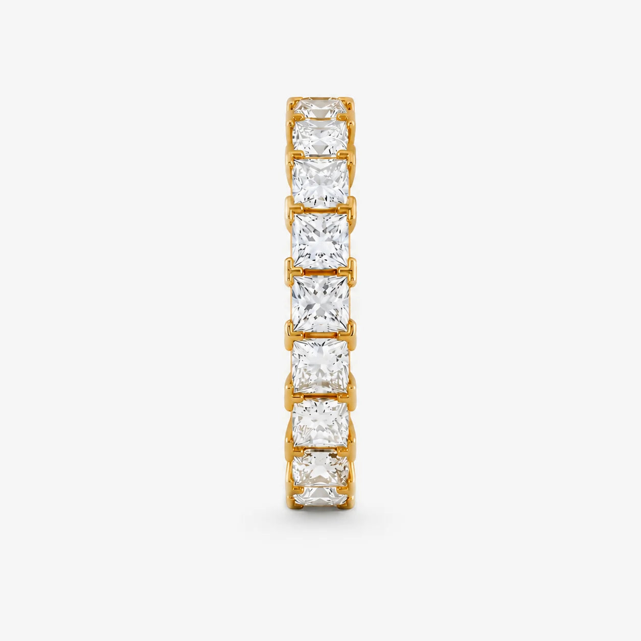 The Cor Lux Ordo Full Pavé Princess Eternity Ring