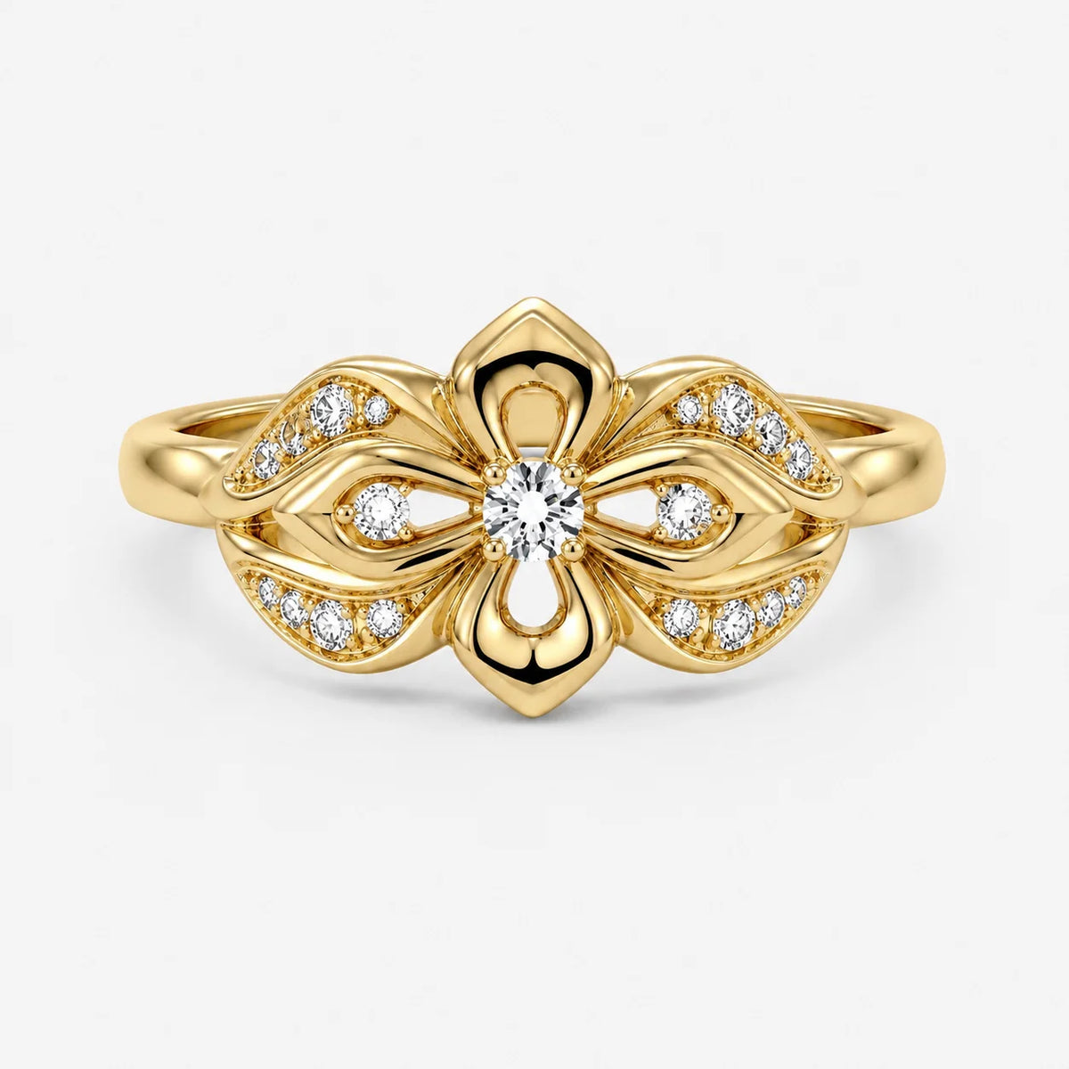 The Lux Ordo Lumiere Quatrefoil Filigree Ring