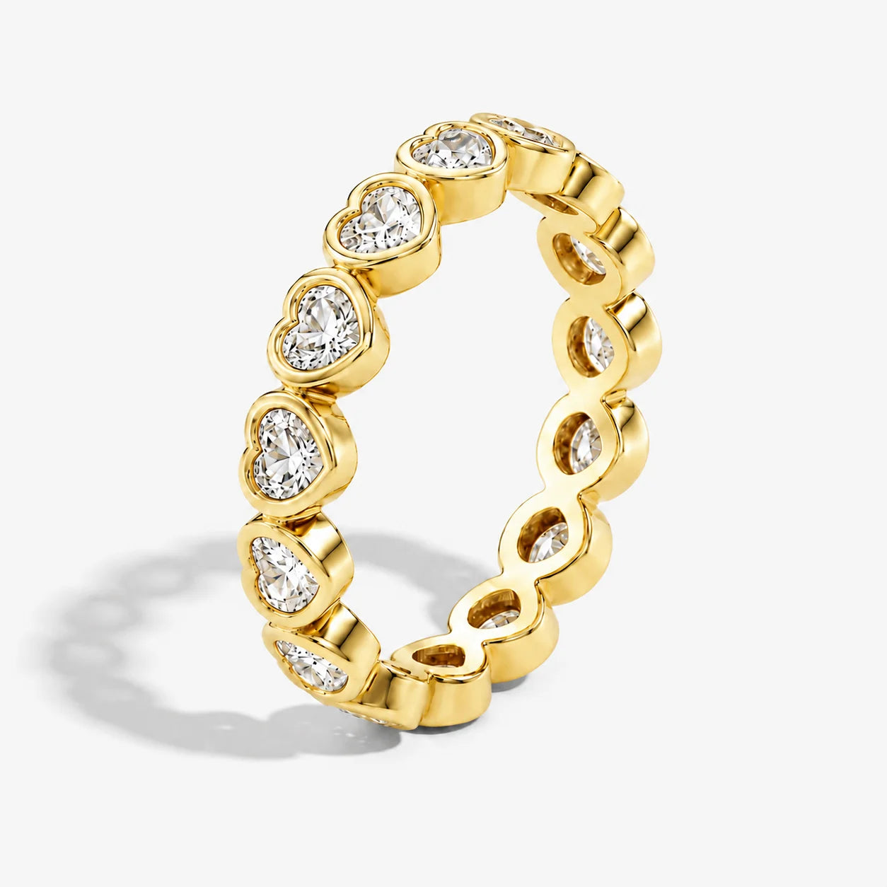 The Cor Lux Ordo Heart Cut Full Eternity Ring