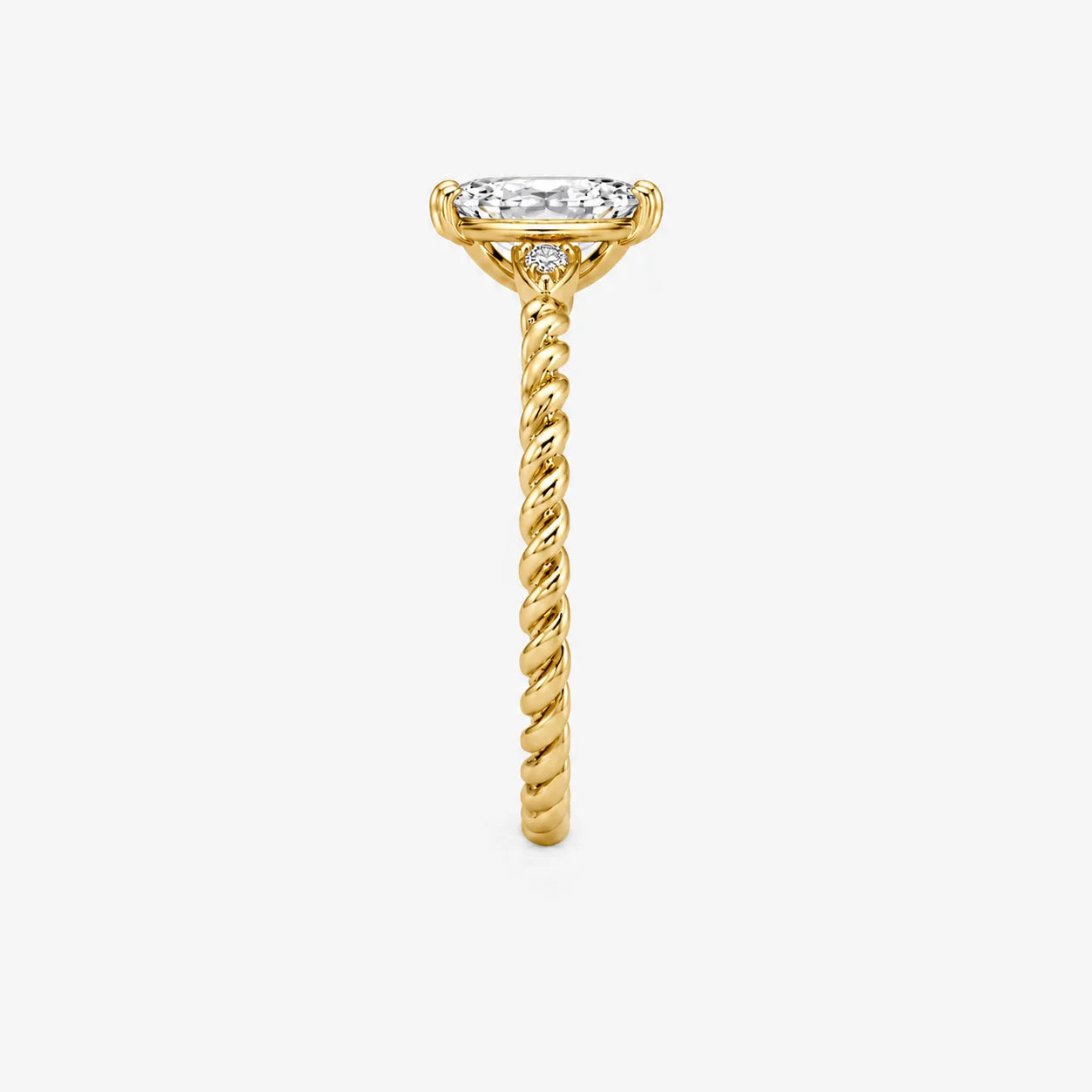 The Cordis Marquise Rope Solitaire Ring