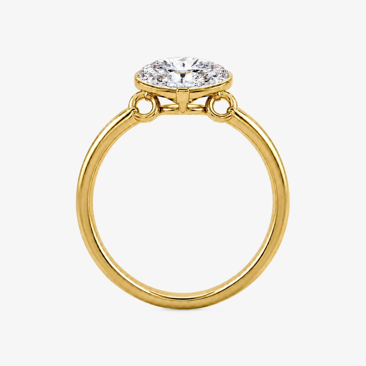 The Lumiere Marquise Bezel Solitaire Ring