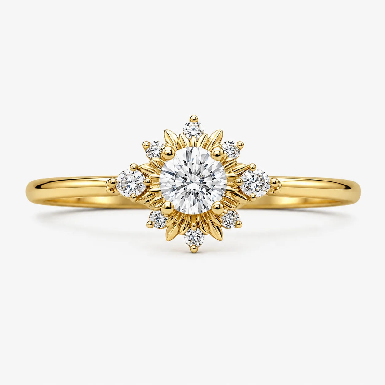 The Lux Ordo Astra Star Filigree Solitaire Ring