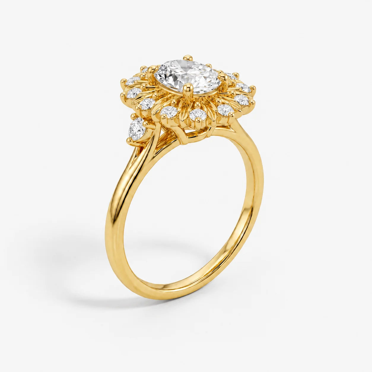 The Lux Ordo Astra Star Filigree Solitaire Ring