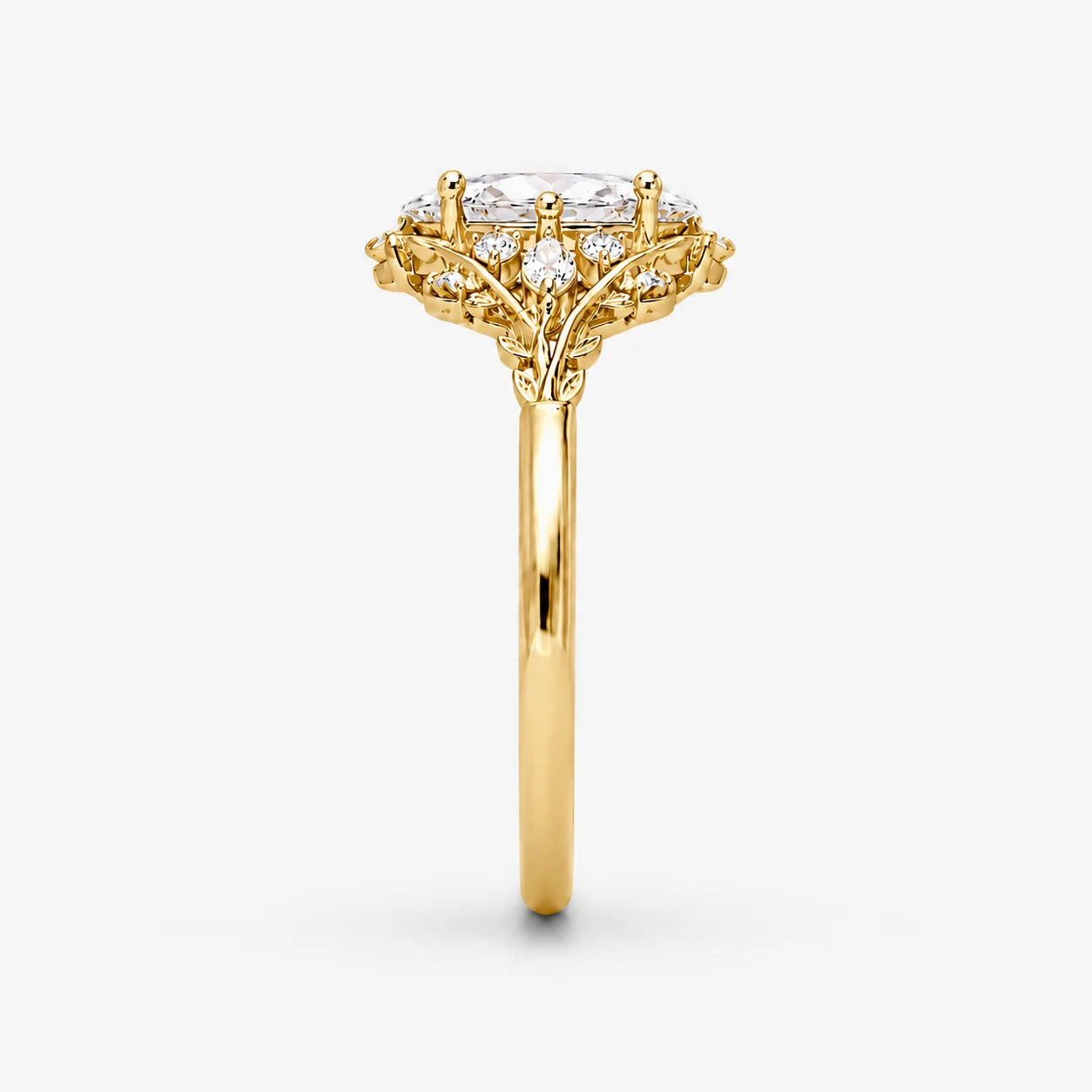The Clementia Lumiere Marquise Filigree Ring