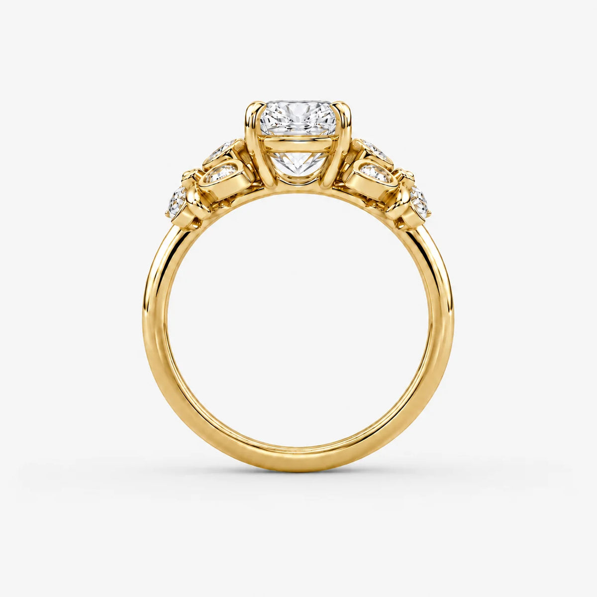 The Filigree Lumiere Emerald Cut Solitaire Ring