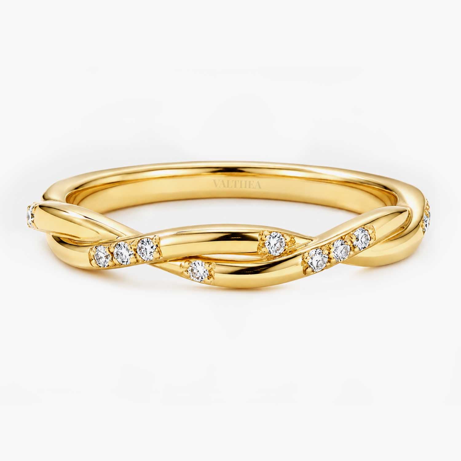 The Cor Lux Ordo Knot Pave Dual-Purpose Ring