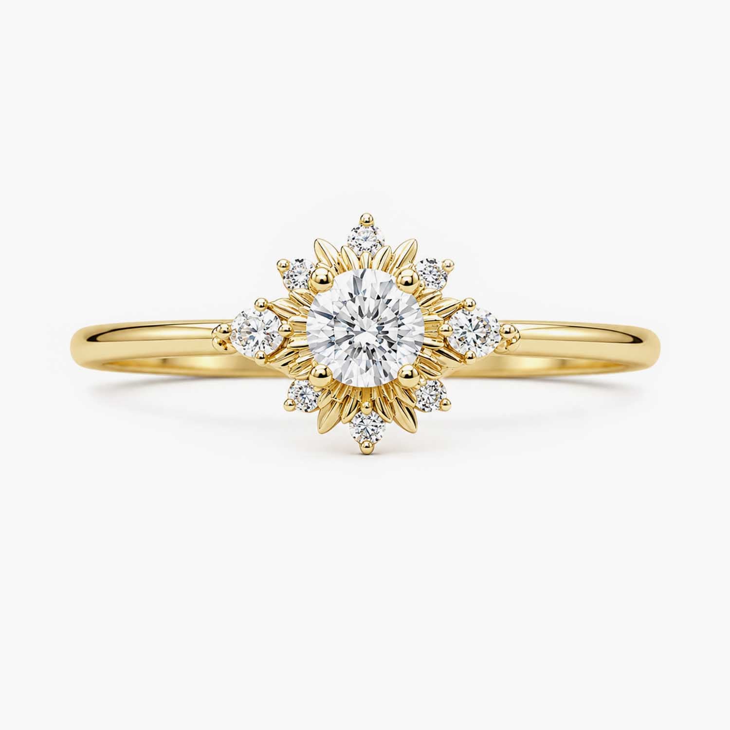 The Lux Ordo Astra Star Filigree Solitaire Ring