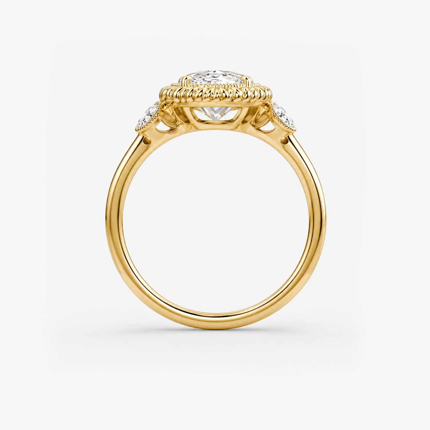 The Filigree Lumiere Oval Solitaire Ring