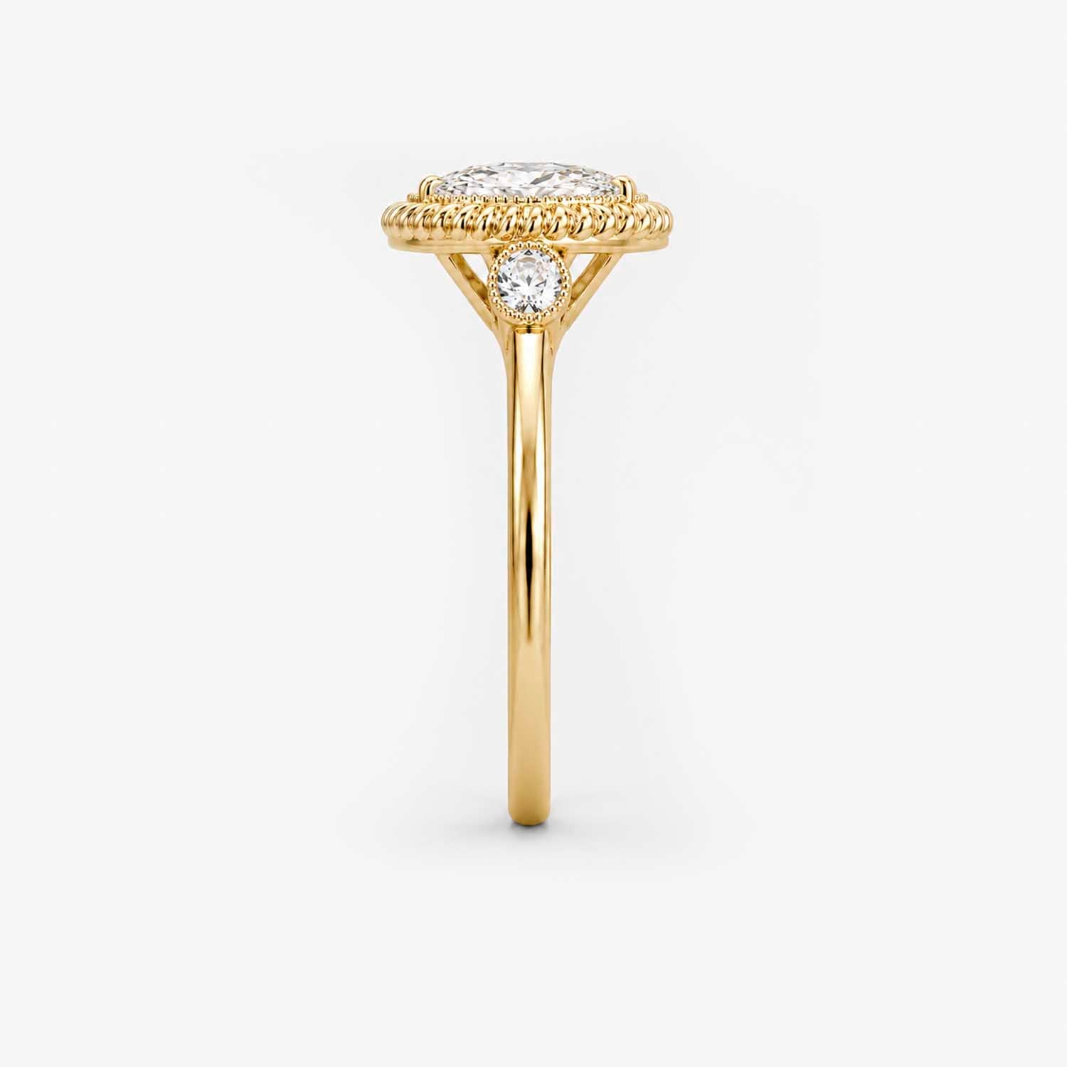 The Filigree Lumiere Oval Solitaire Ring