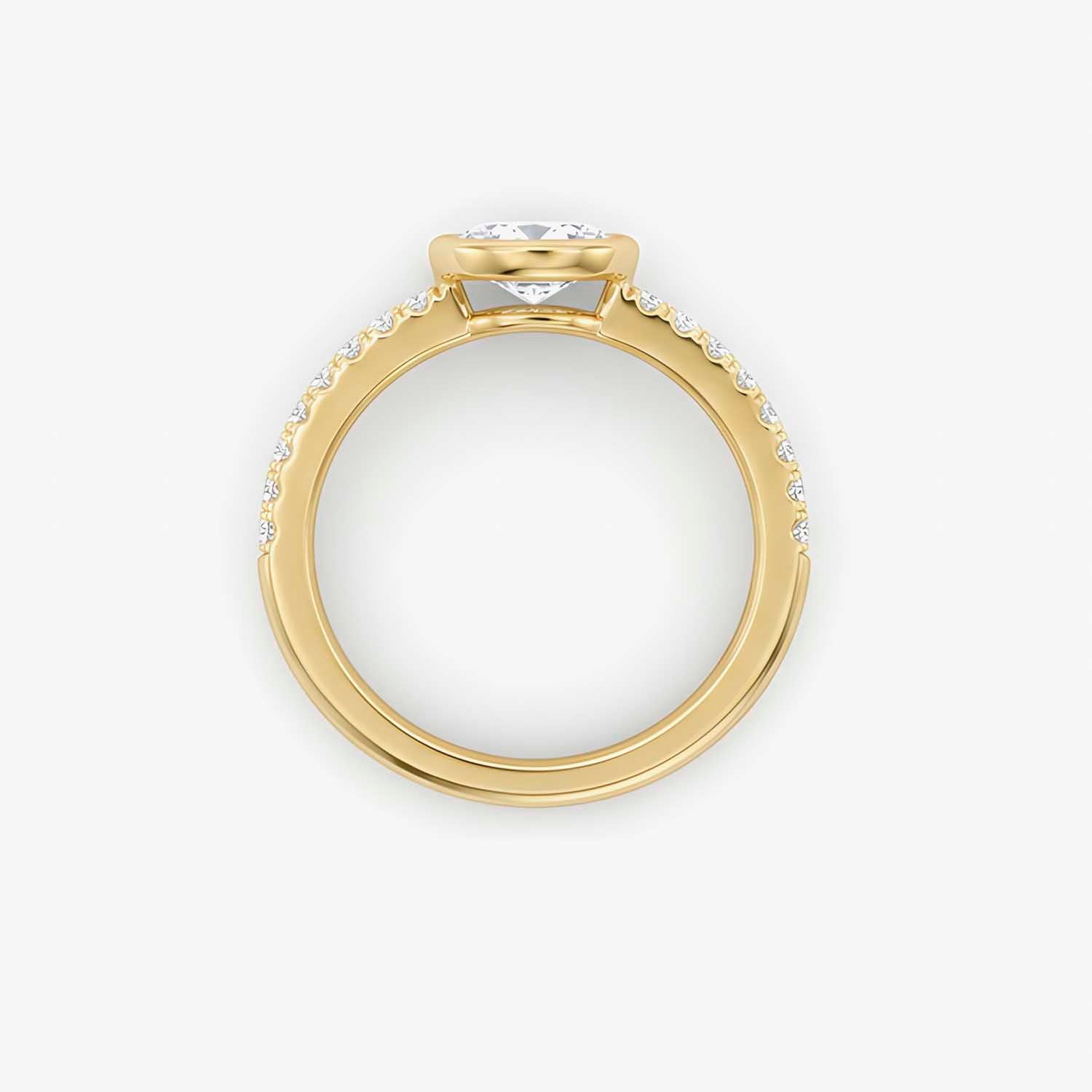 The Lux Ordo Lumiere Oval Bezel Pave Ring