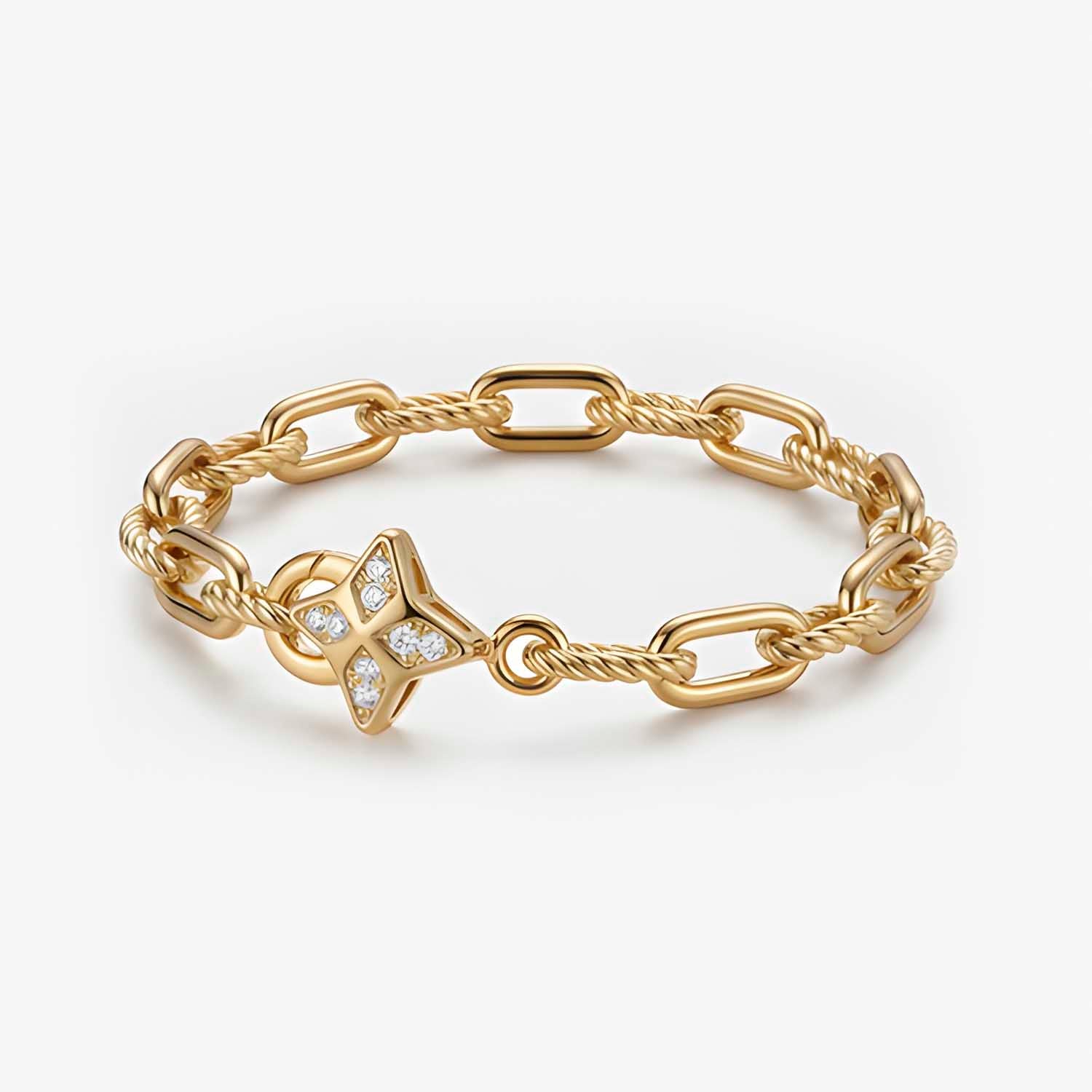 The Lux Ordo Lumiere Star Double-Chain Power Bracelet
