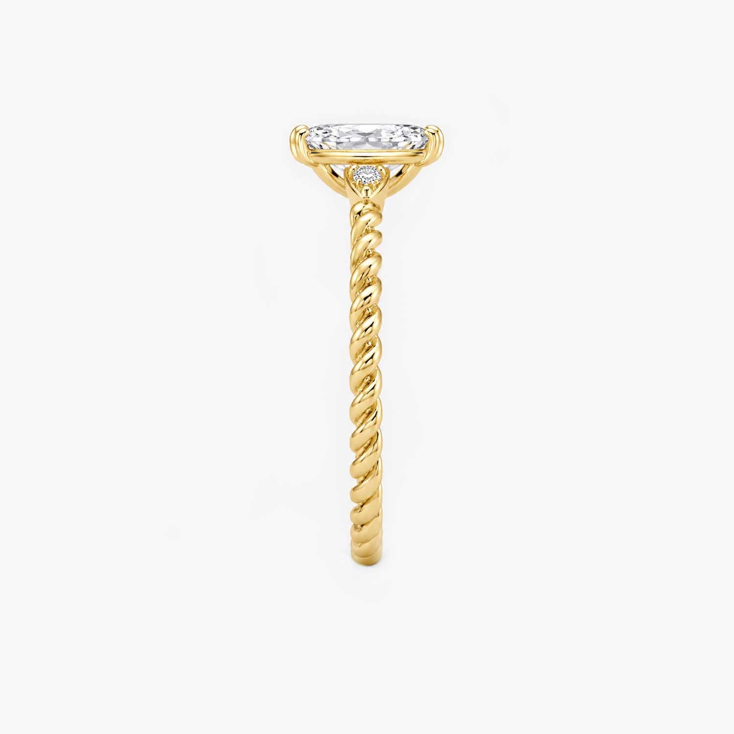 The Cordis Marquise Rope Solitaire Ring
