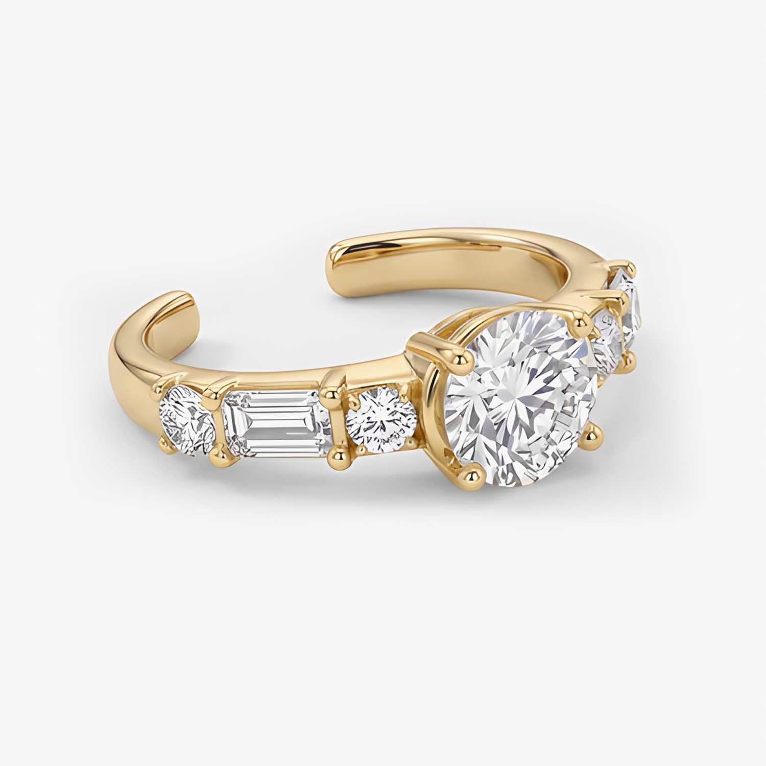 The Lux Ordo Lumiere Open Solitaire Ring