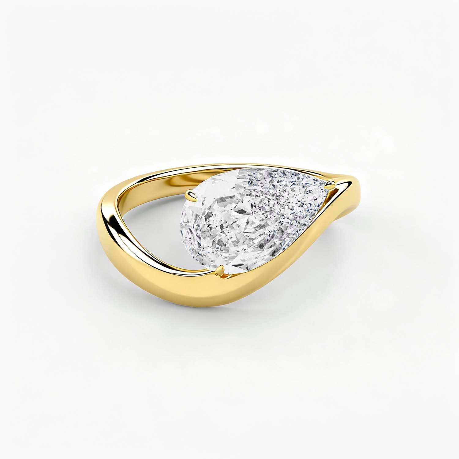 The Sculpted Flow Ring