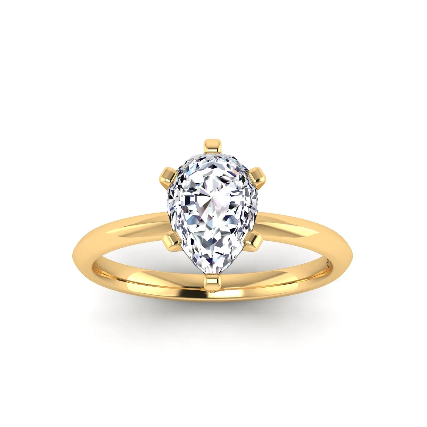 Pear-Yellow Gold|Pear|14K Yellow Gold|18K Yellow Gold