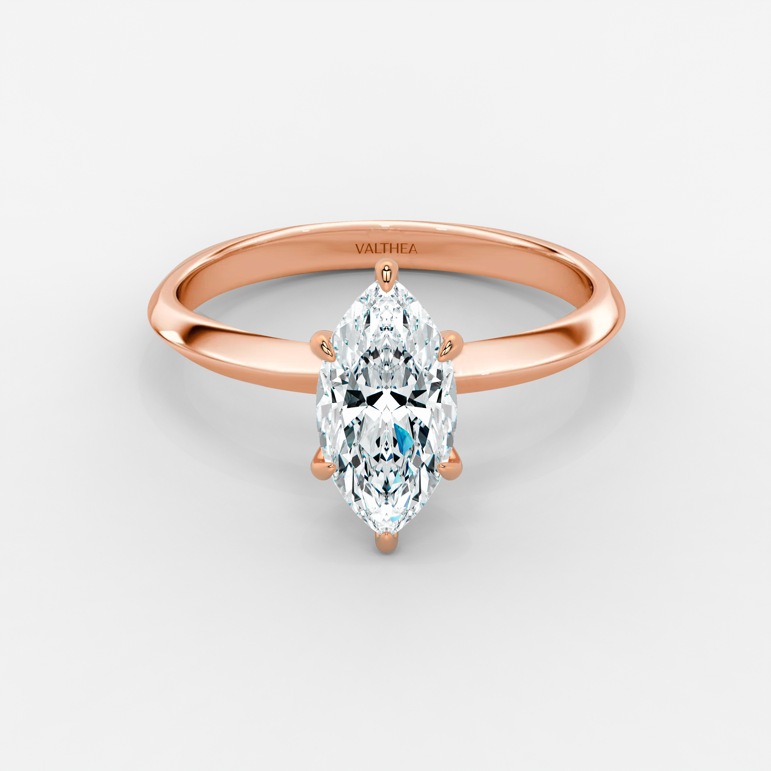 The Signature Round Brilliant Yellow Gold Engagement Ring