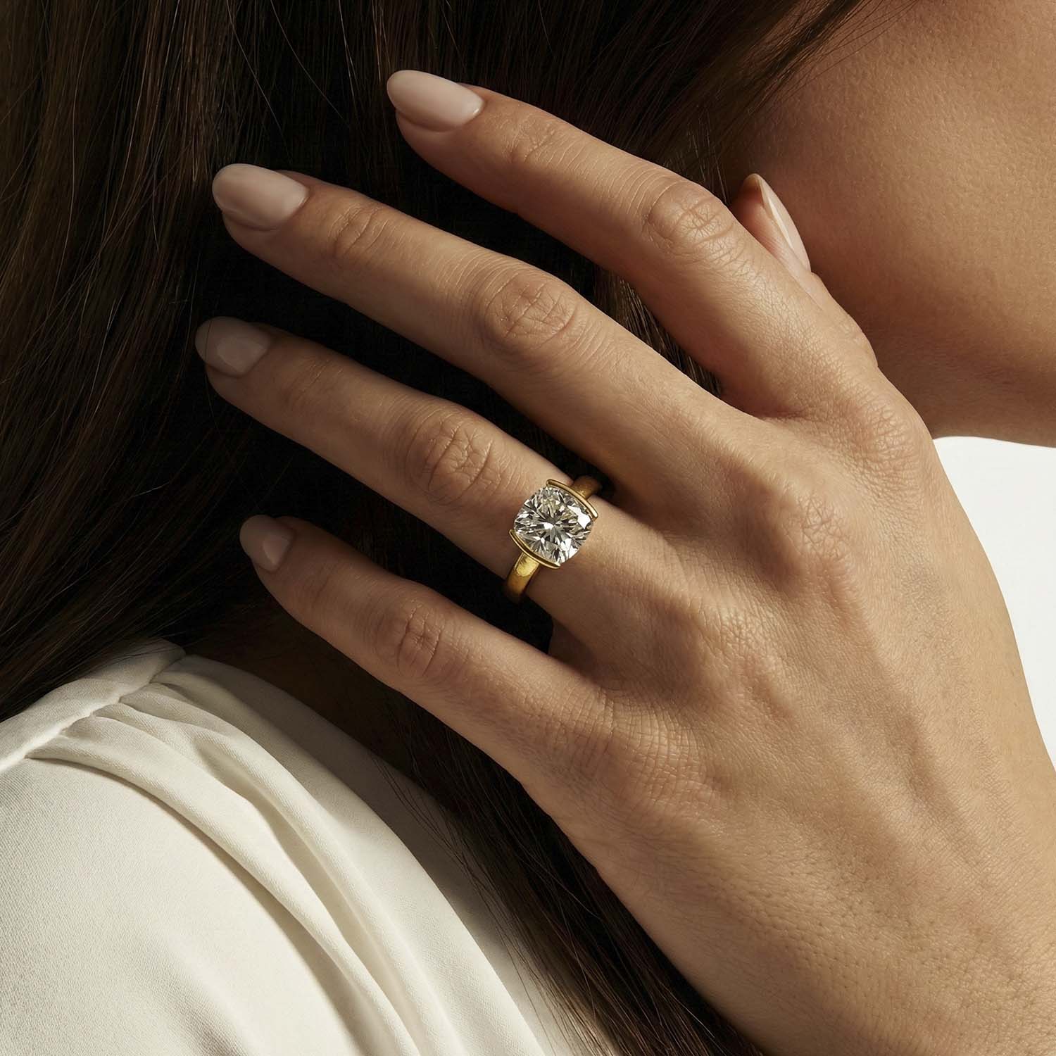 The Eternal Frame Bezel Ring