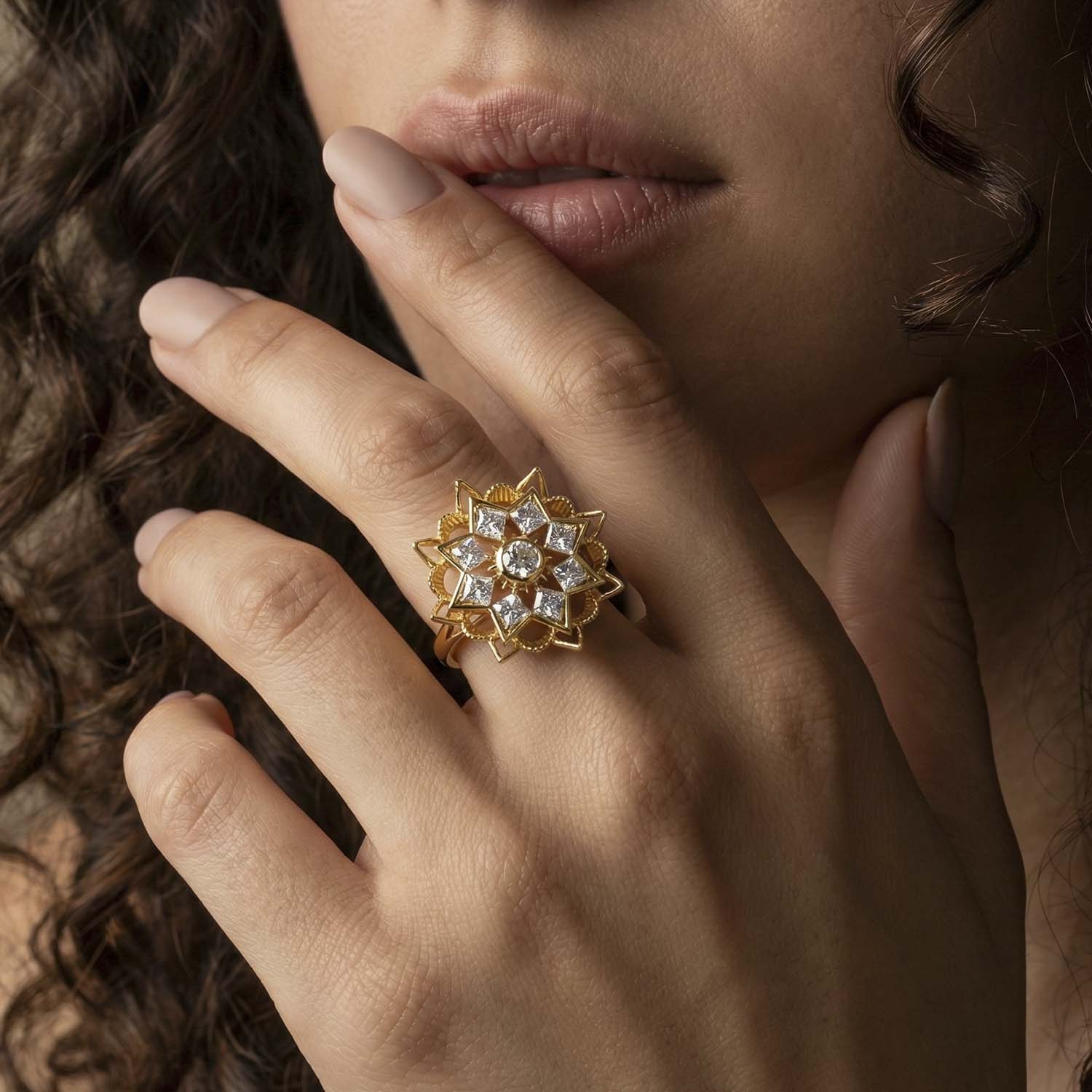 The Starburst Bloom Ring