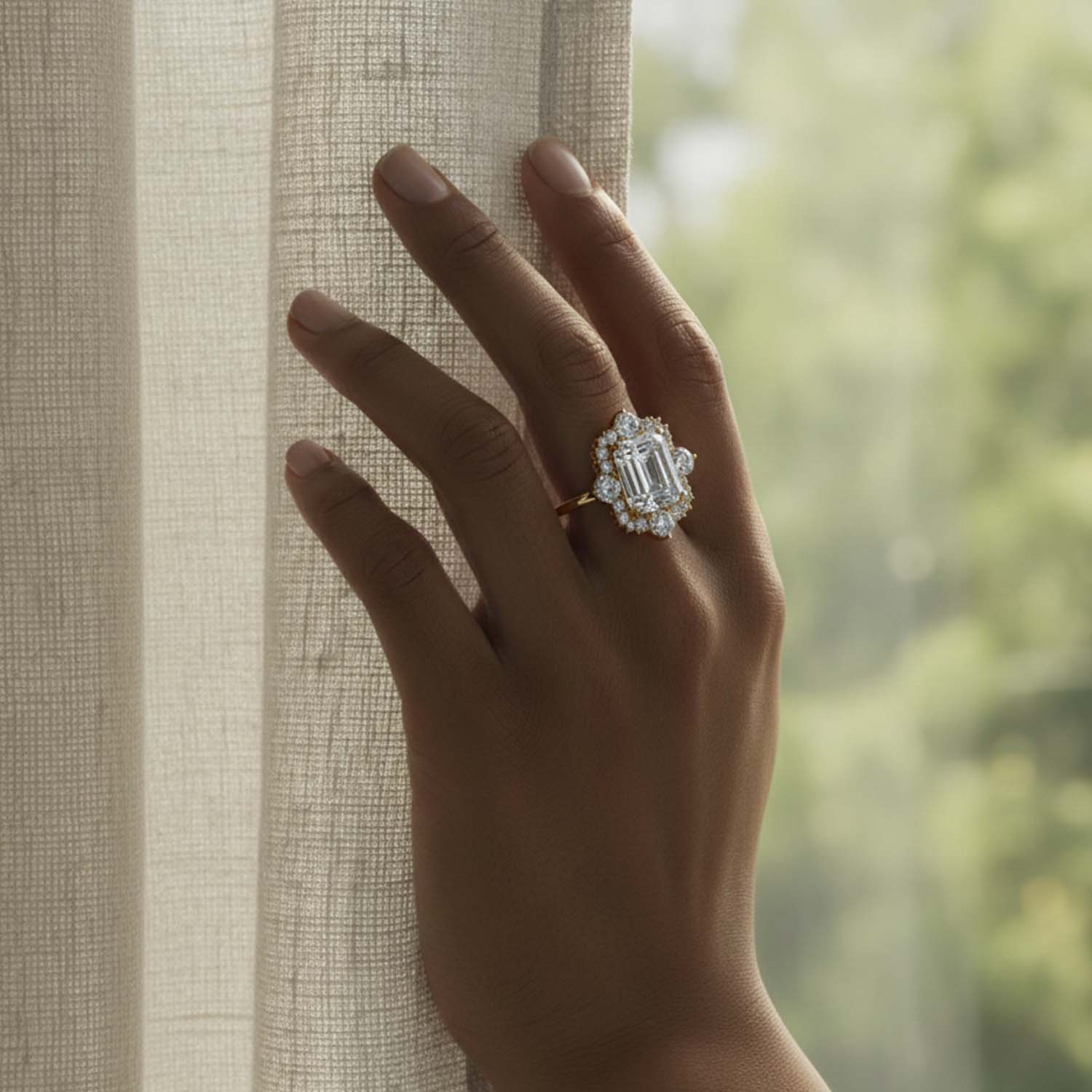 The Stella Halo Ring