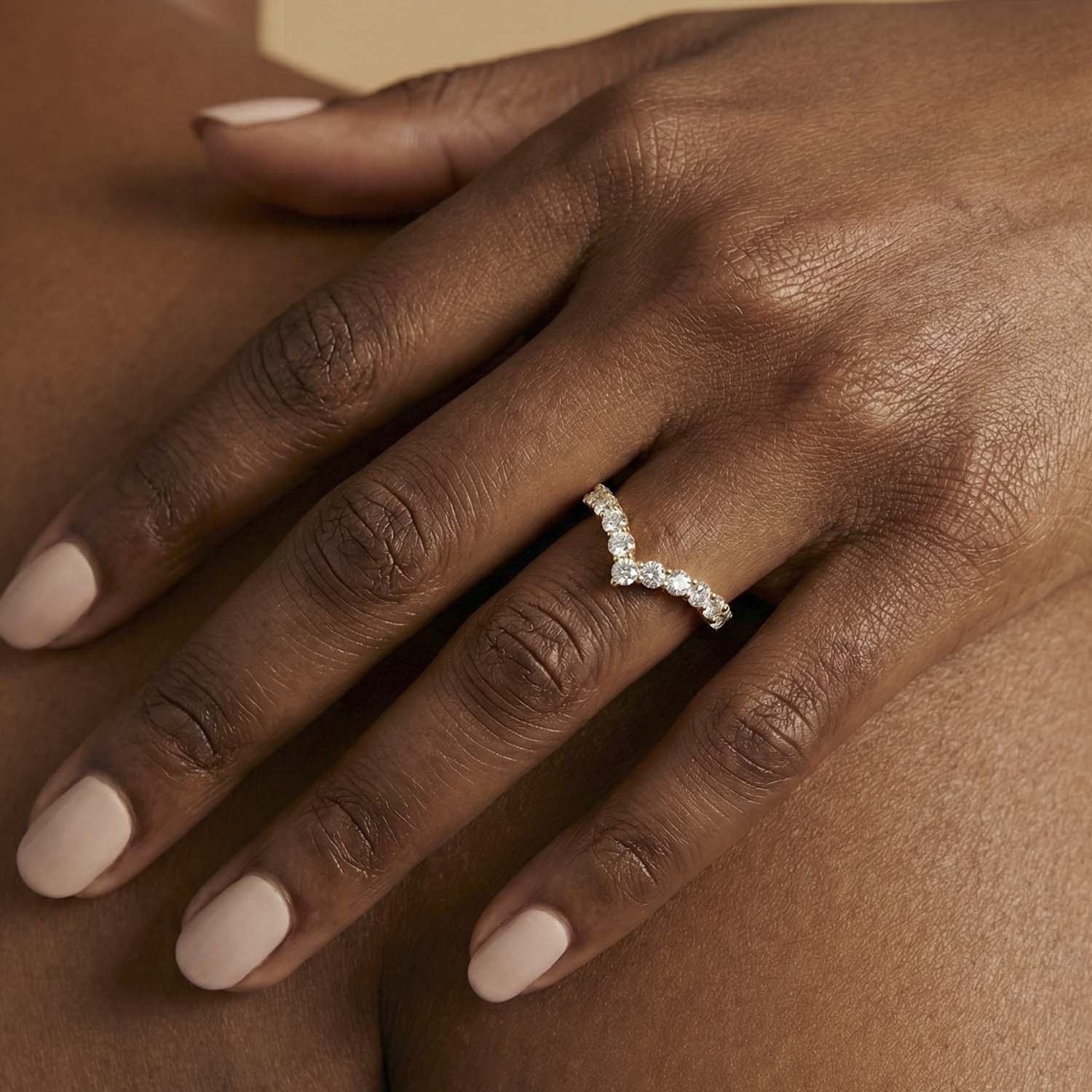 The Crescent Whisper Ring