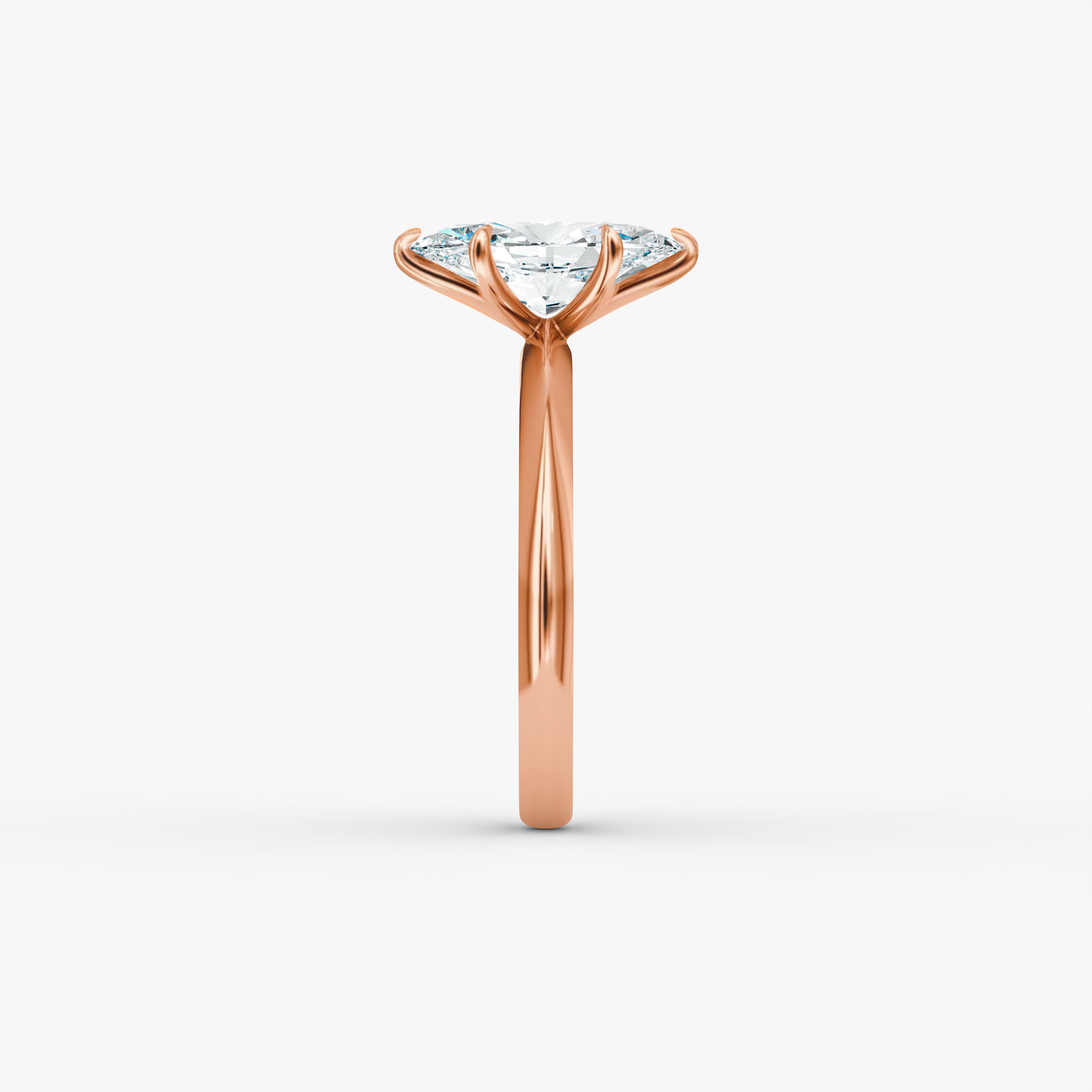 The Signature Round Brilliant Yellow Gold Engagement Ring