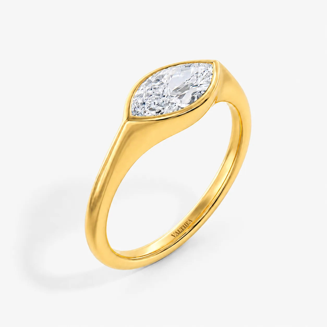 The Modern Marquise Bezel Ring