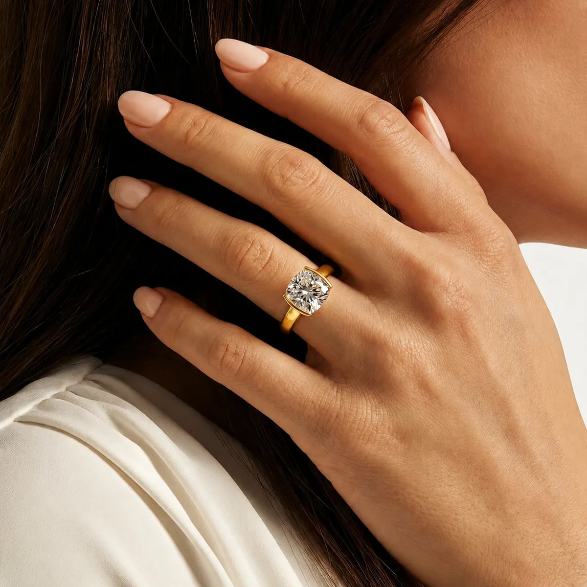 The Eternal Frame Bezel Ring