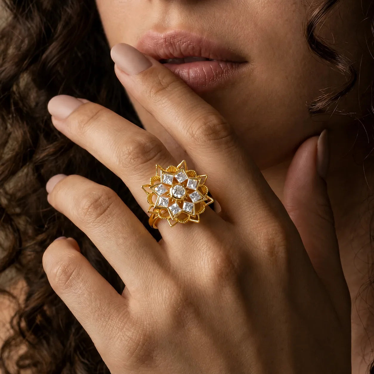 The Starburst Bloom Ring