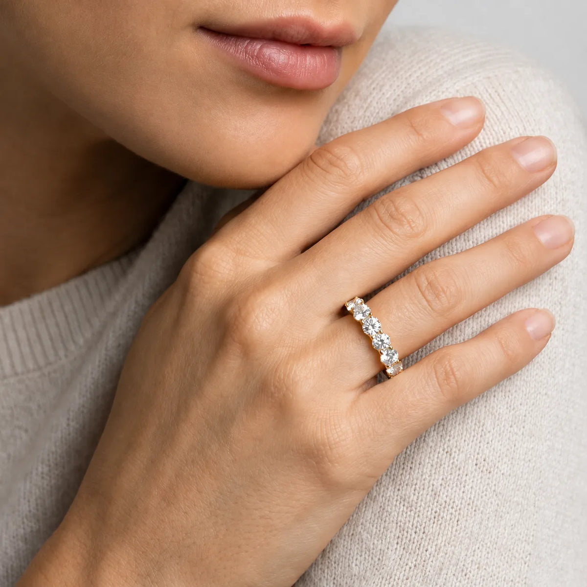 The Classic Prong Eternity Band