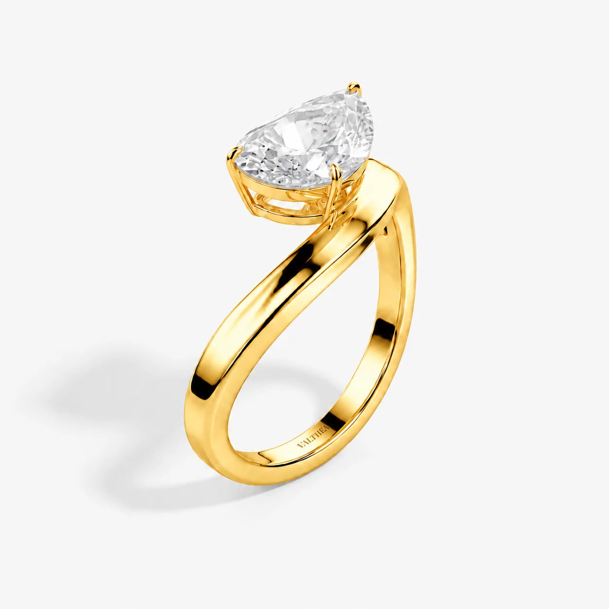 The Sculpted Flow Ring