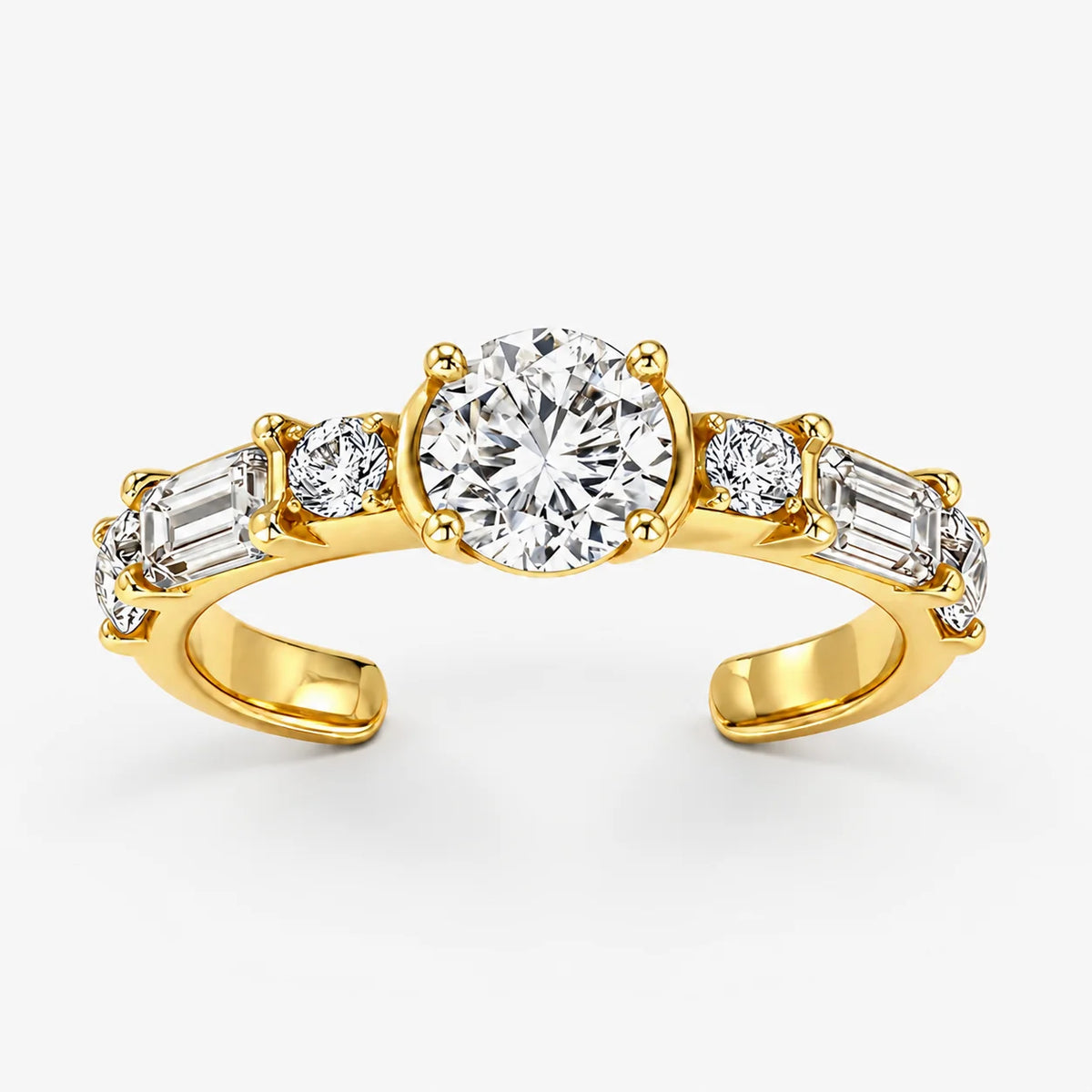 The Lux Ordo Lumiere Open Solitaire Ring