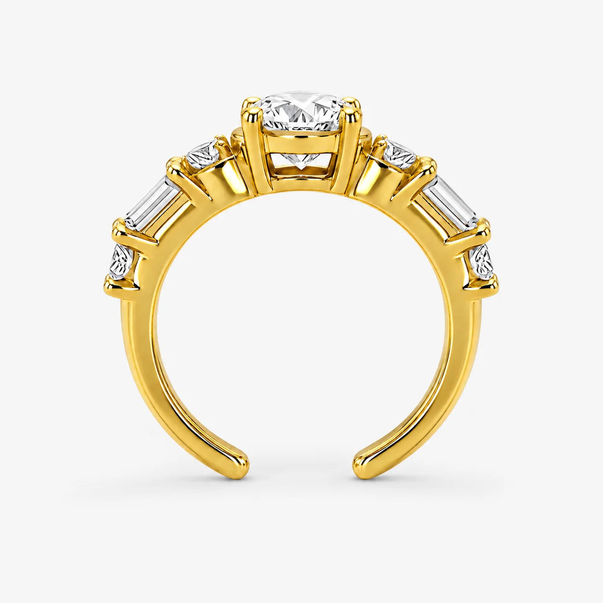 The Lux Ordo Lumiere Open Solitaire Ring