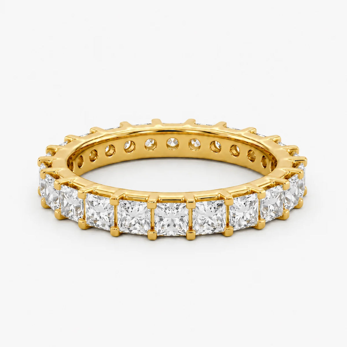 The Cor Lux Ordo Full Pavé Princess Eternity Ring