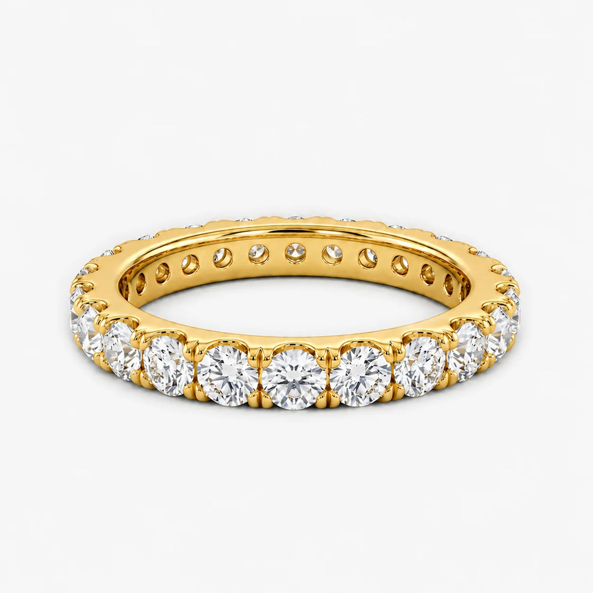 The Cor Lux Ordo Full Pavé Round Eternity Ring