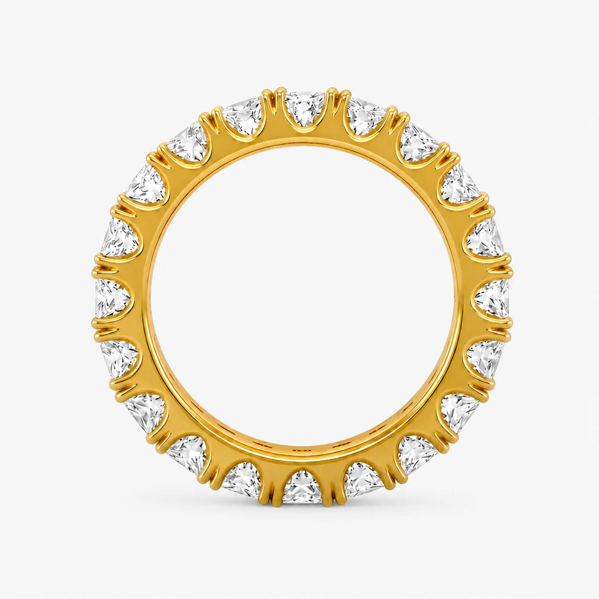 The Cor Lux Ordo Full Pavé Princess Eternity Ring