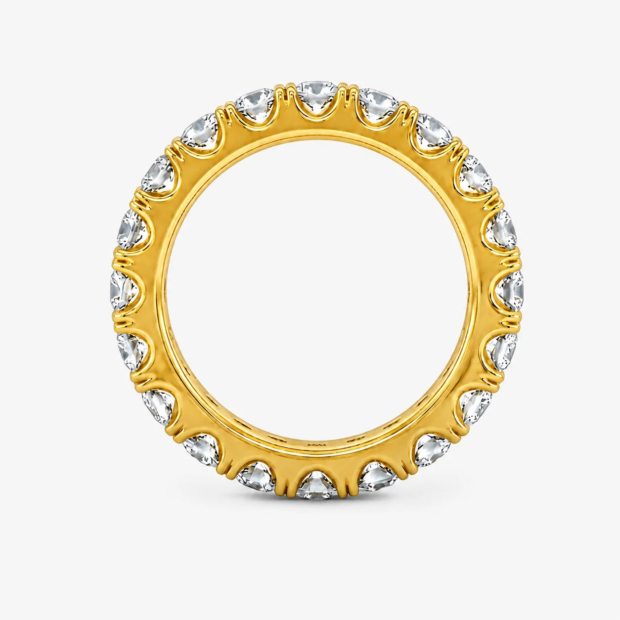 The Cor Lux Ordo Full Pavé Round Eternity Ring
