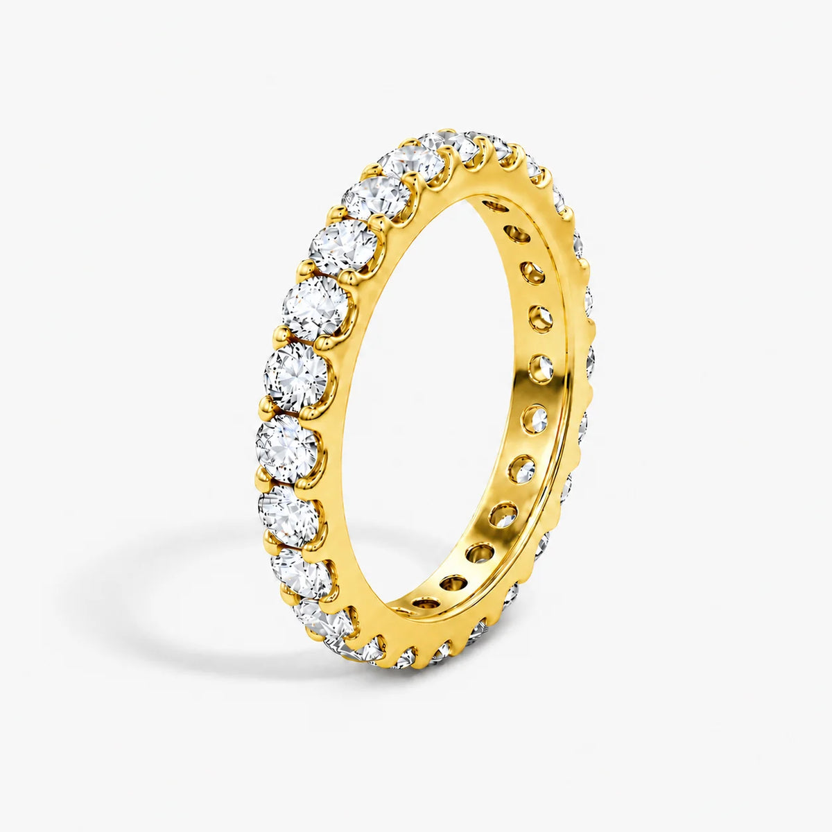 The Cor Lux Ordo Full Pavé Round Eternity Ring