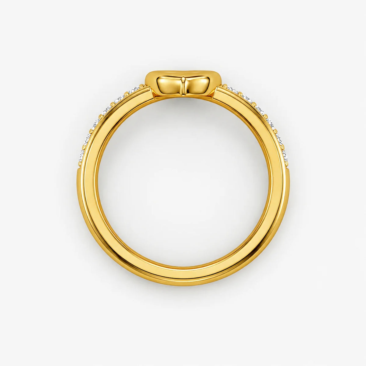 The Cor Cordis Heart Pave Promise Ring