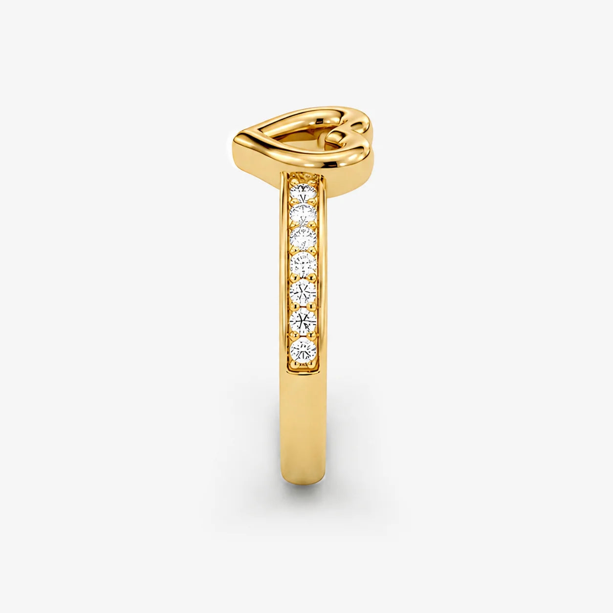 The Cor Cordis Heart Pave Promise Ring