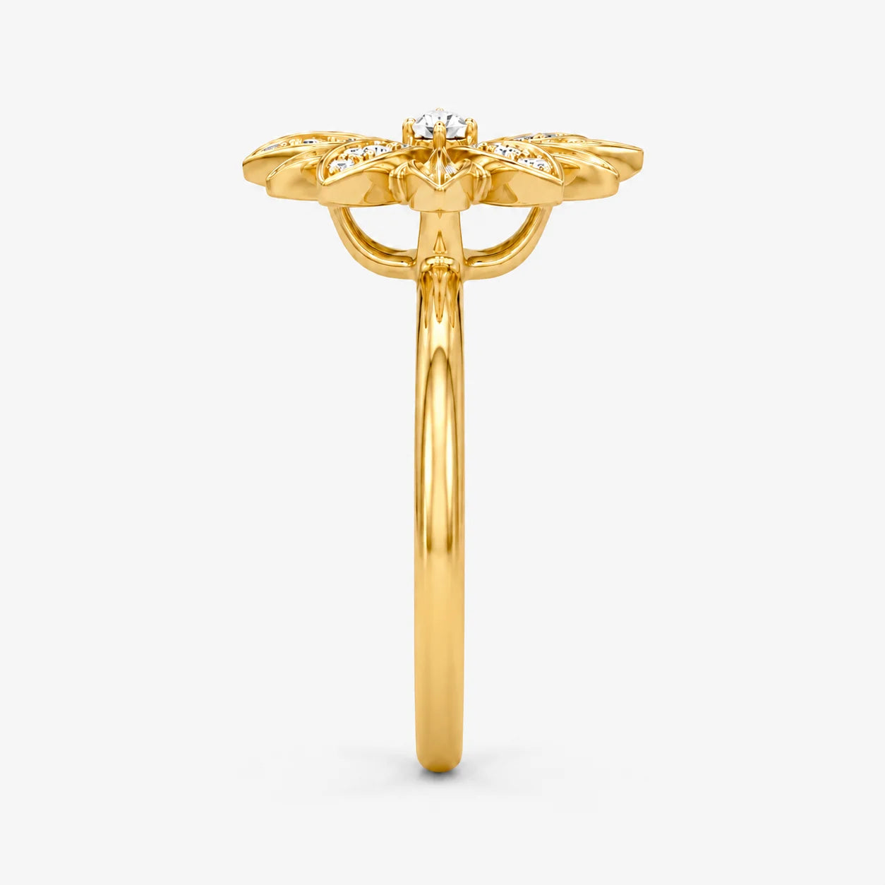 The Lux Ordo Astra Cross Filigree Ring