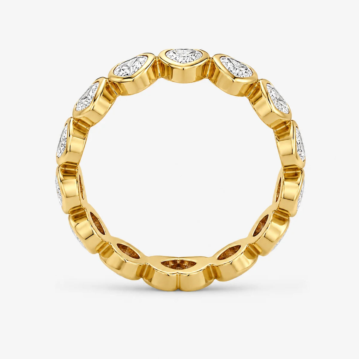 The Cor Lux Ordo Heart Cut Full Eternity Ring